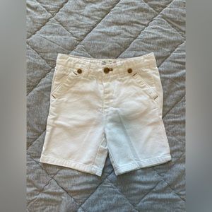 Zara white summer shorts